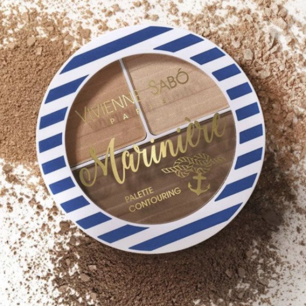 Палетка для скульптурирования лица Vivienne Sabo Mariniere Palette Contouring №02 Палетка для скульптурирования лица Vivienne Sabo Mariniere Palette Contouring №02