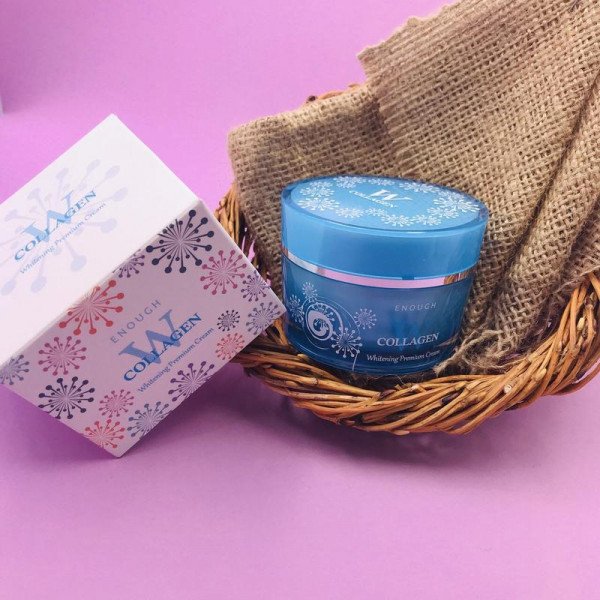 Осветляющий крем для лица с коллагеном Enough W Collagen Whitening Premium Cream 50 г