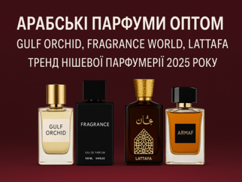 Арабские духи оптом — бренды Gulf Orchid, Fragrance World, Lattafa и Armaf: тренд нишевой парфюмерии 2025 года