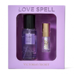 Подарочный набор Victoria's Secret Mist & Kiss Two-Piece Gift Set (спрей мист, масло для губ)
