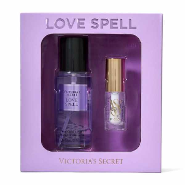 Подарунковий набір Victoria's Secret Mist & Kiss Two-Piece Gift Set (спрей міст, олія для губ)