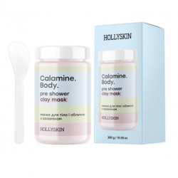 Маска для тіла і обличчя Hollyskin Calamine Body Pre Shower Clay Mask 300 г