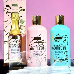 Гель для душу із мочалкою Шампанське Sence Sparkling Bubbles Shower Gel