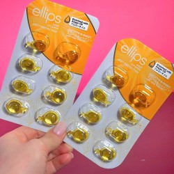 Вітаміни для волосся Ellips Hair Vitamin Treatment Розкішне сяйво з олією Алое Віра (Smooth & Shiny)