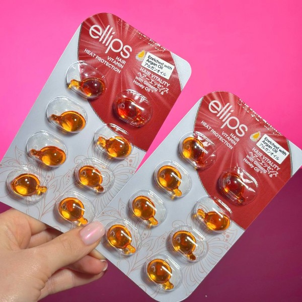 Вітаміни для волосся Ellips Hair Vitamin Treatment Здоров'я волосся женьшенем і медом (Hair Vitality) Вітаміни для волосся Ellips Hair Vitamin Treatment Здоров'я волосся женьшенем і медом (Hair Vitality)