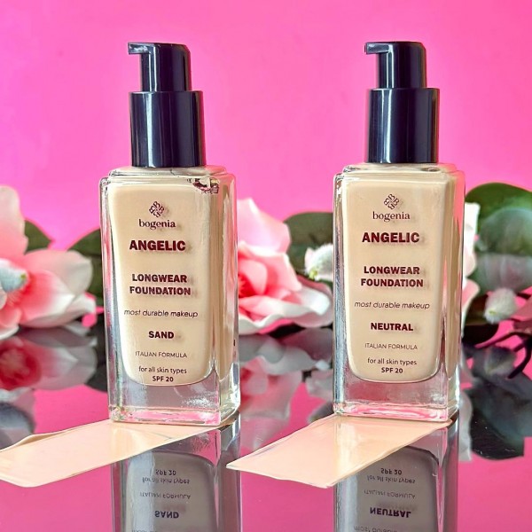 Стійка тональна база для обличчя Bogenia Angelic Longwear Foundation 30 мл