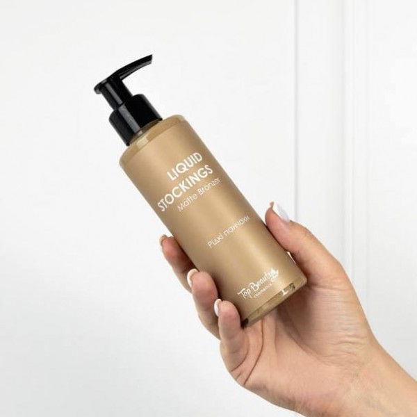 Крем-тон "Рідкі панчохи" Top Beauty Matte Bronzer 200 мл Крем-тон "Рідкі панчохи" Top Beauty Matte Bronzer 200 мл