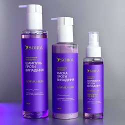 Набор для укрепления и роста волос Soika Capixyl Active (шампунь, маска, сыворотка)