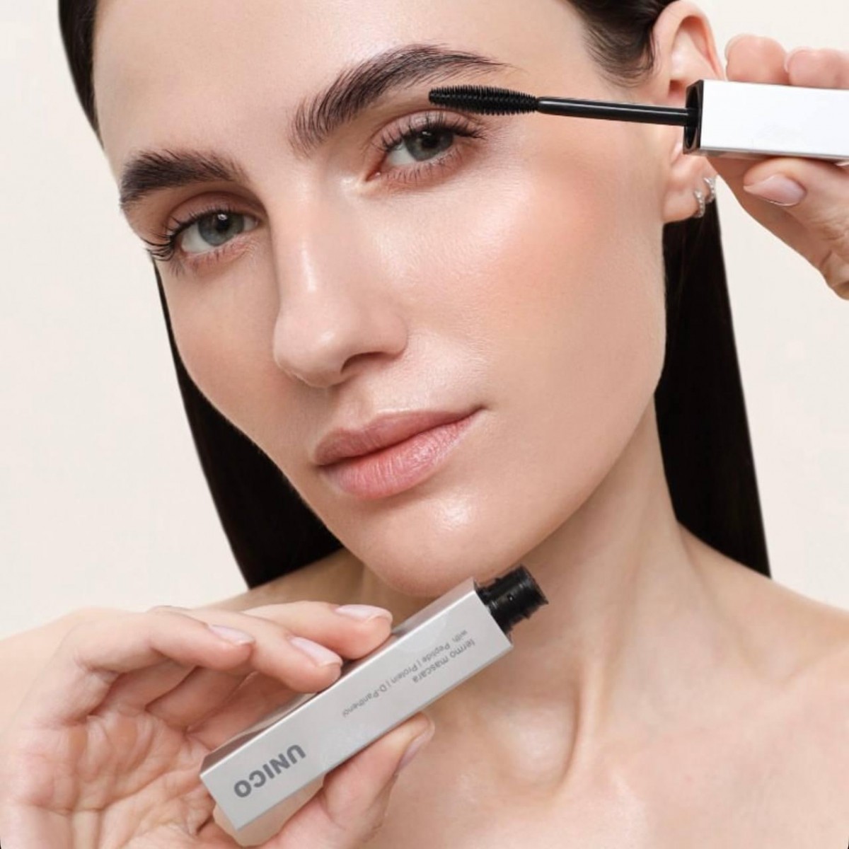 Термотуш для вій Unico TERMO MASCARA with peptides 10 г купити
