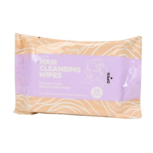 Салфетки для очистки волос без использования воды Blossity Hair Cleansing Wipes 20 шт
