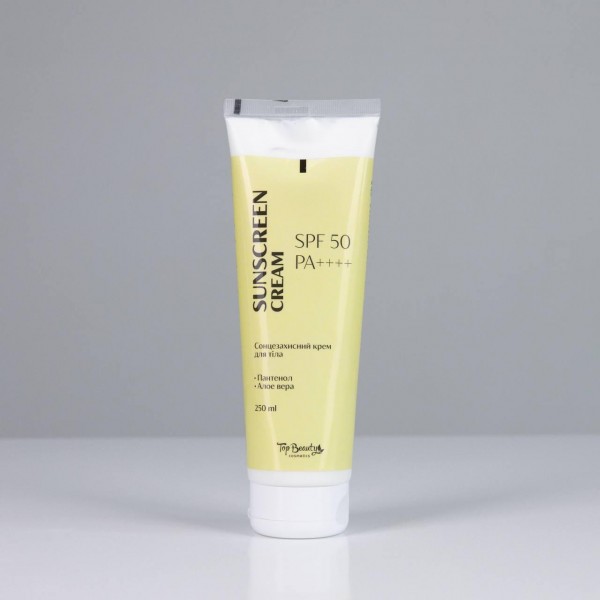 Крем солнцезащитный для тела Top Beauty Sunscreen Cream SPF50 250 мл
