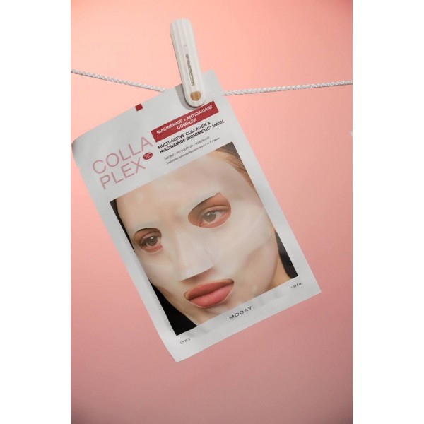 Коллагеновая биомеметическая маска для лица MODAY COLLAPLEX Multi-Active Mask 35 г Коллагеновая биомеметическая маска для лица MODAY COLLAPLEX Multi-Active Mask 35 г