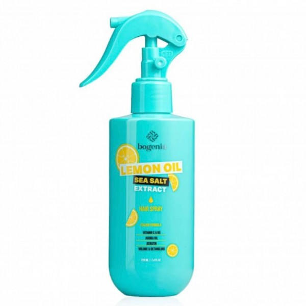 Спрей для волосся Bogenia Lemon Oil & Sea Salt Spray 220 мл Спрей для волосся Bogenia Lemon Oil & Sea Salt Spray 220 мл