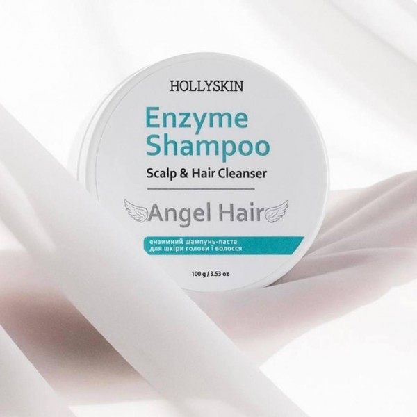 Ензимний шампунь-паста для шкіри голови і волосся HOLLYSKIN Angel Hair Enzyme Shampoo 100 г