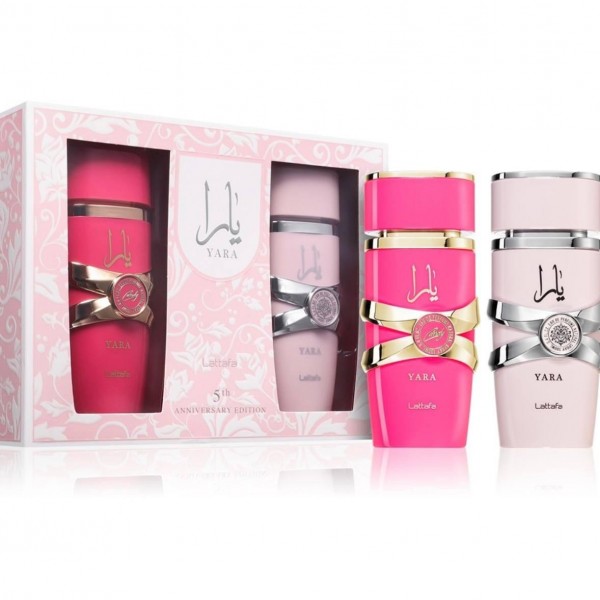 Набор женских парфюмов Lattafa Yara 5th Anniversary