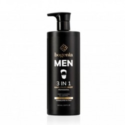 Шампунь мужской 3 в 1 для мытья волос, лица и тела Bogenia Hair Face Body Wash 500 мл