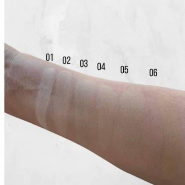 Крем-пудра NEVERTI Wet and Dry Powder 9 г 02