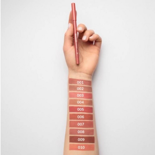 Карандаш для губ водостойкий NEVERTI 02