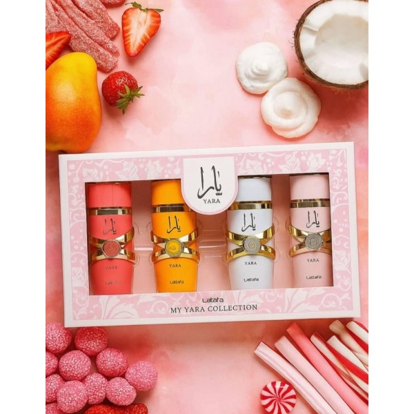 Подарунковий набір жіночих парфумів Lattafa My Yara Collection (4 по 25 мл)