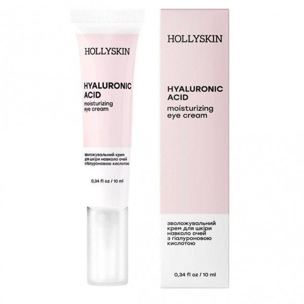 Крем для шкіри навколо очей з гіалуроновою кислотою Hollyskin Hyaluronic Acid Eye Cream 10 мл