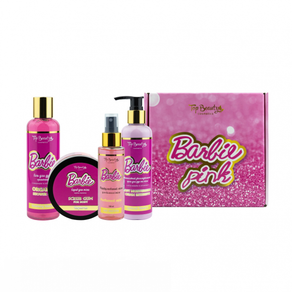 Подарочный набор по уходу за телом Top Beauty Barbie pink