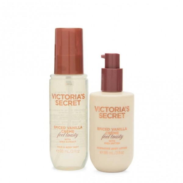 Подарунковий набір Victoria's Secret Spiced Vanilla Creme Feel Toasty Gift Set (спрей-міст, лосьйон)