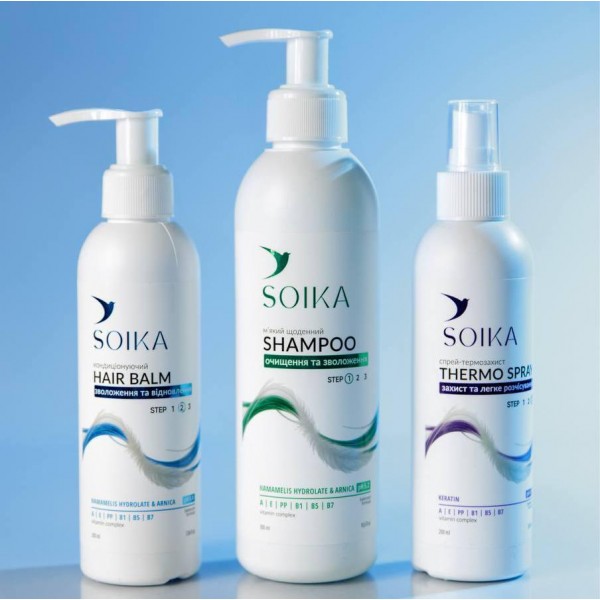 Подарунковий набір для волосся Soika 3в1 "Святковий"