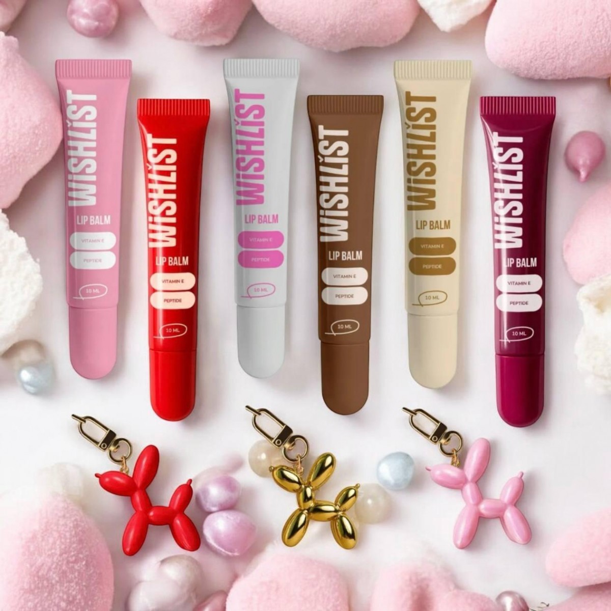 Бальзам-блиск для губ WiSHLiST LIP GLOSS BALM 10 г + іграшка
