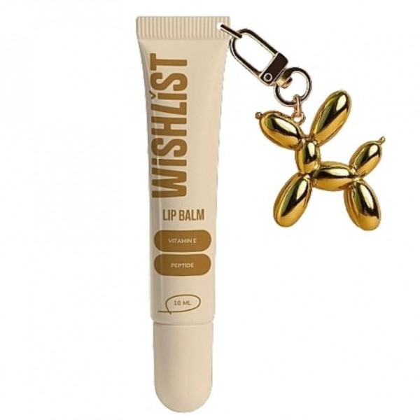 Бальзам-блиск для губ WiSHLiST LIP GLOSS BALM 10 г + іграшка-брелок Bleesed Honey