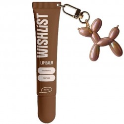 Бальзам-блиск для губ WiSHLiST LIP GLOSS BALM 10 г + іграшка-брелок Espresso Noir