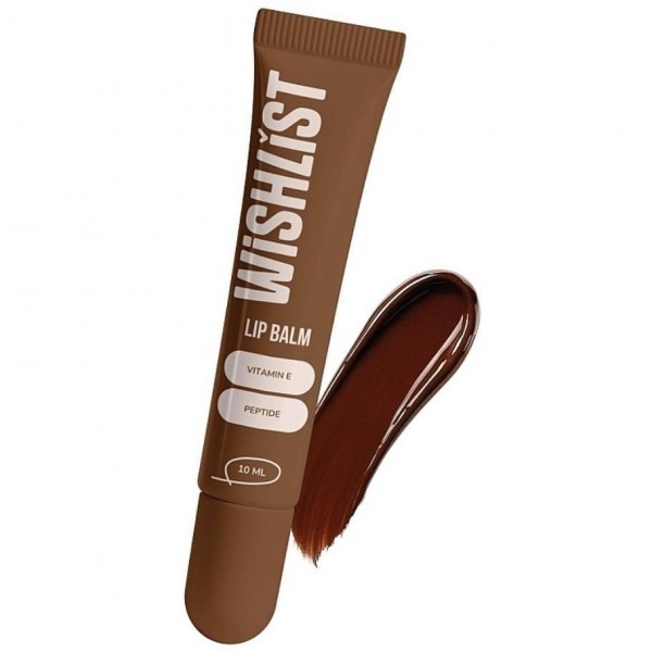 Бальзам-блиск для губ WiSHLiST LIP GLOSS BALM 10 г + іграшка-брелок Espresso Noir