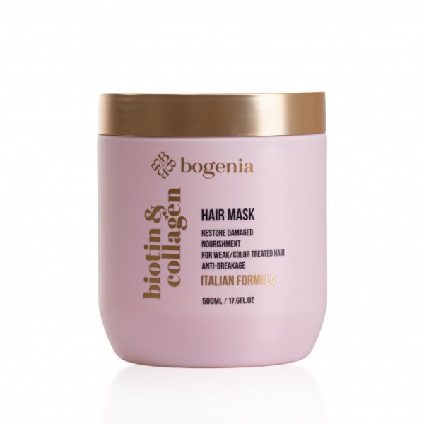 Маска для волосся Bogenia Biotin & Collagen Mask 500 мл BG451.003