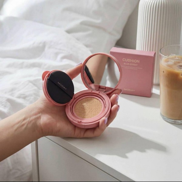 Адаптивний мінеральний кушон для макіяжу Moday Mineral Blur Skin Cushion з ефектом м’якого фокусу 15 г