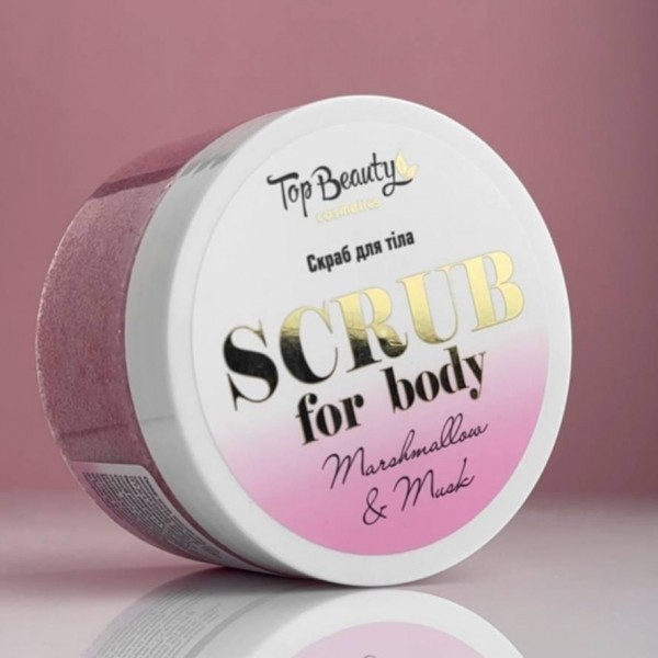 Парфумований скраб для тіла Top Beauty Scrub for Body Rerfumed Marshmallow & Musk 250 мл