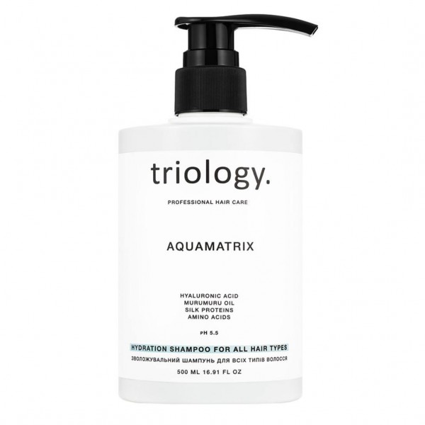 Зволожувальний шампунь для всіх типів волосся Triology Aquamatrix 500 мл