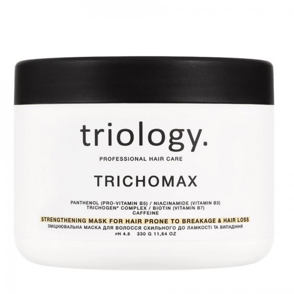 Зміцнювальна маска для волосся схильного до ламкості та випадіння Triology Trichomax 330 г