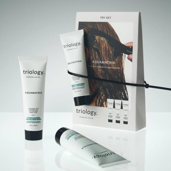 Тревел сет для волосся "трилогія збереження свіжості" Triology Aquamatrix Try Set