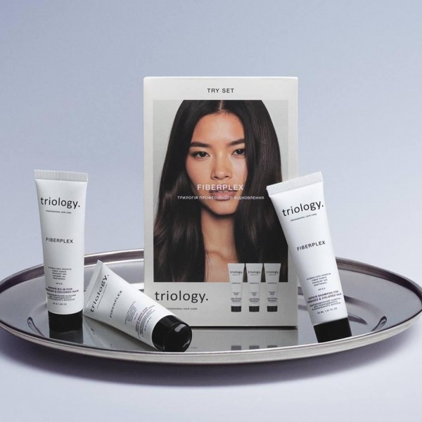 Тревел сет для волосся "трилогія професійного відновлення" Triology Fiberplex Try Set