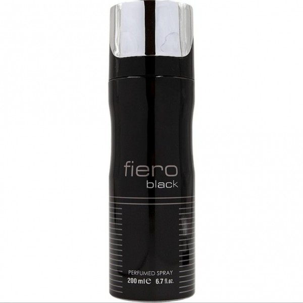 Парфумований дезодорант чоловічий Fragrance World Fiero Black 200 мл