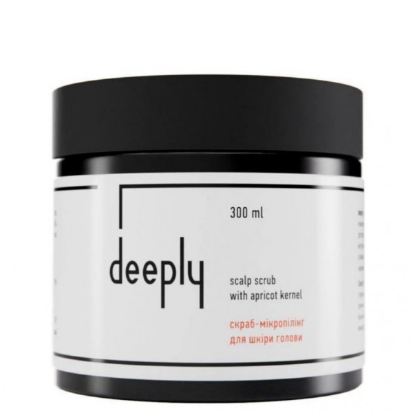 Скраб-мікропілінг для шкіри голови Deeply Scalp Scrub With Apricot Kernel 300 мл