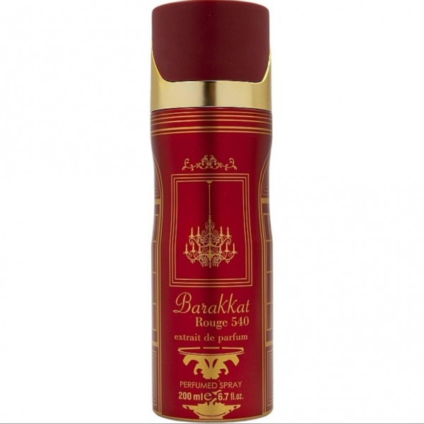 Парфумований дезодорант жіночий Fragrance World Barakkat Rouge Extrait 200 мл