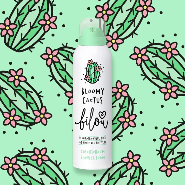 Пенка для душа Bilou 200 мл Bloomy Cactus