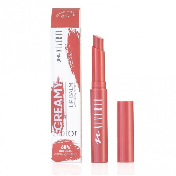 Бальзам для губ NEVERTI Creamy Color Lip Balm NP704.002 №02 Cheerful Glow