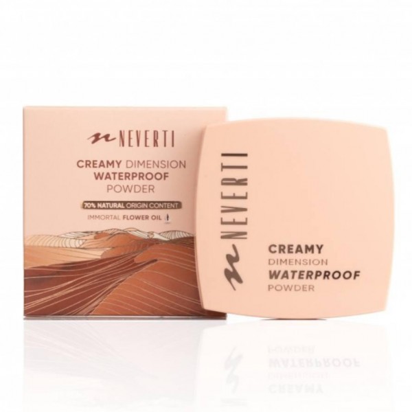 Пудра водостойкая для лица NEVERTI Creamy Waterproof Powder 10 г NP202