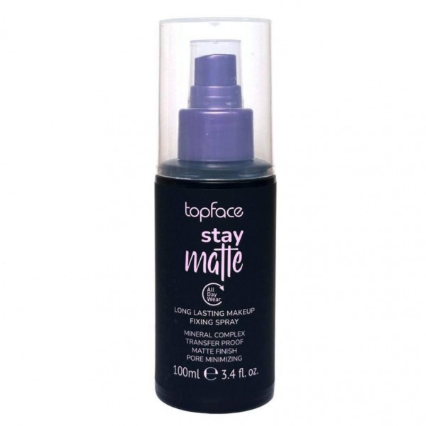 Матирующий спрей - фиксатор для макияжа Top Face Stay Matte 100 мл PT574