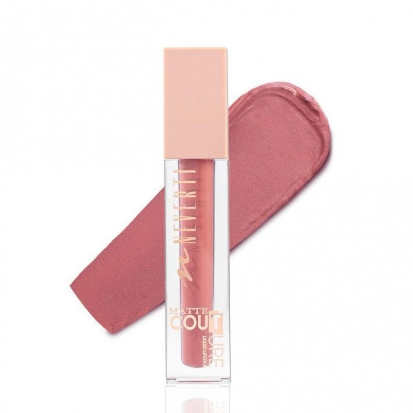 Рідка матова помада для губ NEVERTI Matte Couture Liquid NP804 № 104