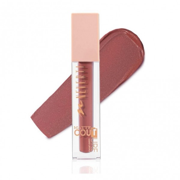 Рідка матова помада для губ NEVERTI Matte Couture Liquid NP804 № 107