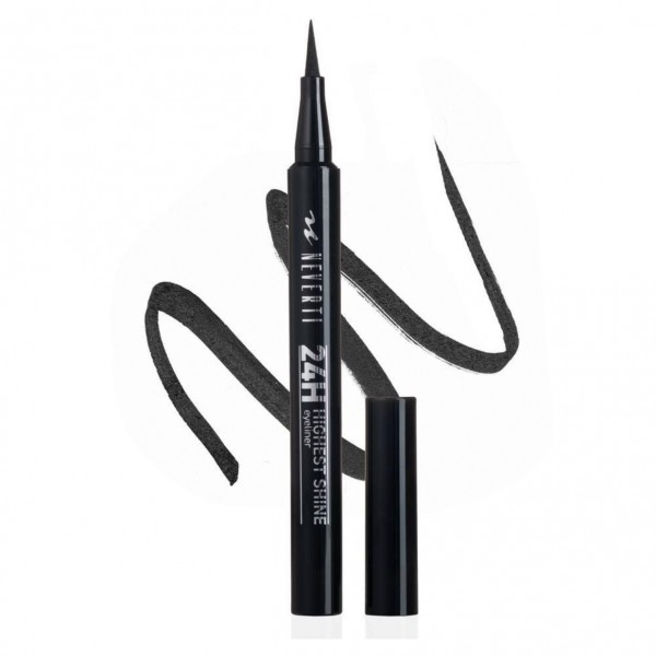 Підводка - маркер для очей NEVERTI 24H Highest Shine Eyeliner NP104