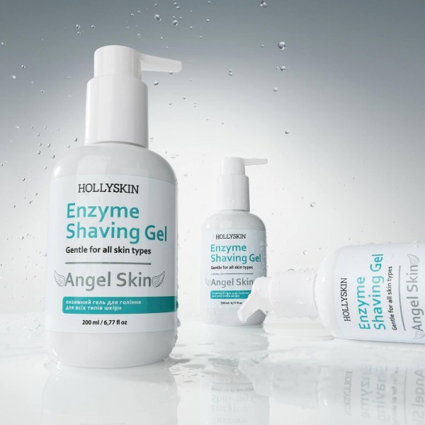 Ензимний гель для гоління Hollyskin Angel Skin Enzyme Shaving Gel 200 мл