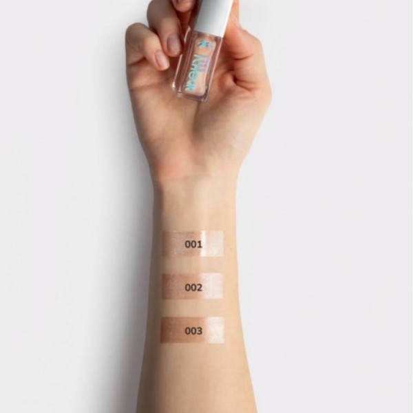 Рідкий хайлайтер для обличчя NEVERTI Fit Check Liquid Highlighter NP308 № 01